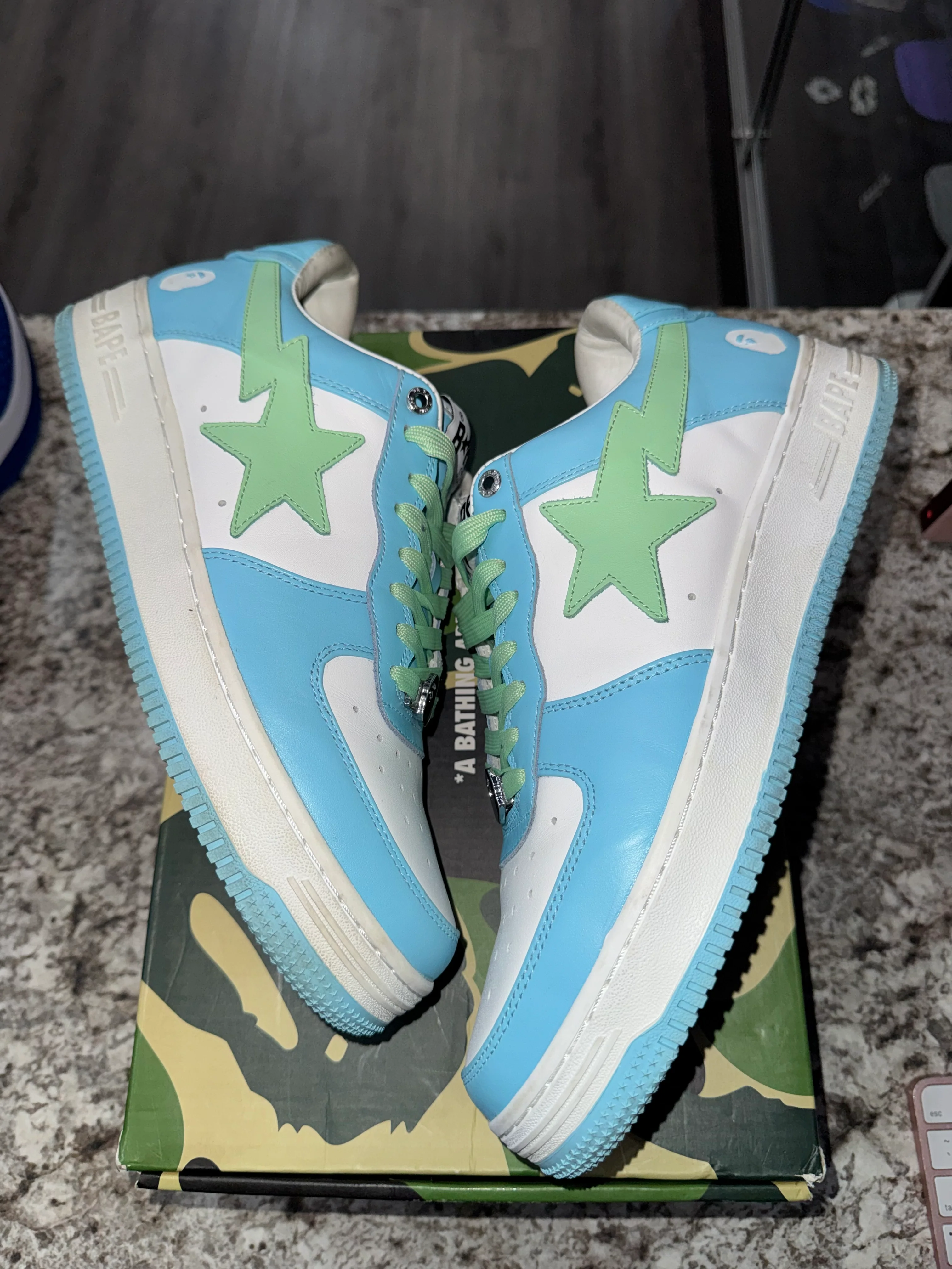 A Bathing Ape Bape Sta Pastel Blue - Image 3
