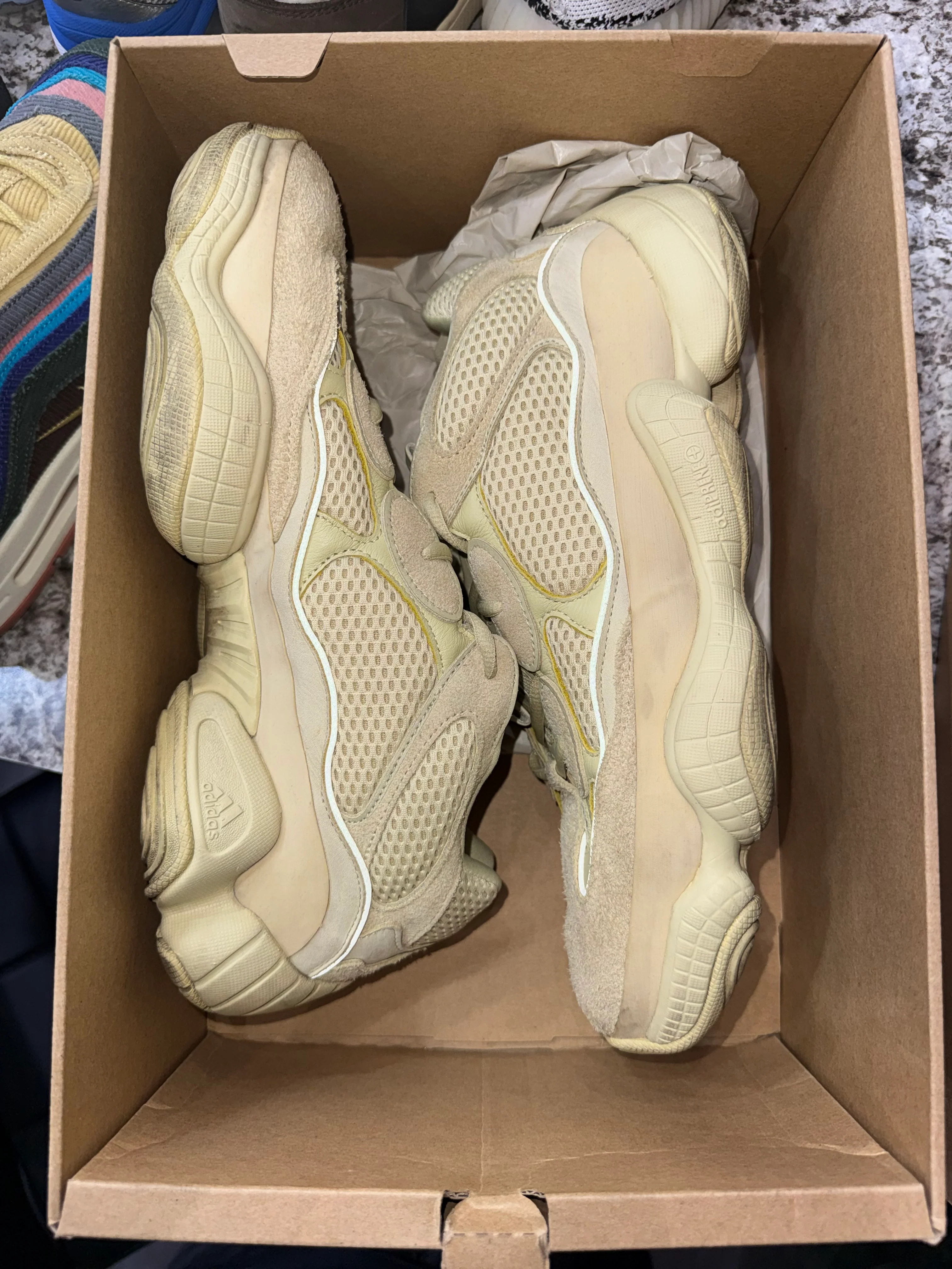 adidas Yeezy 500 Super Moon Yellow - Image 5