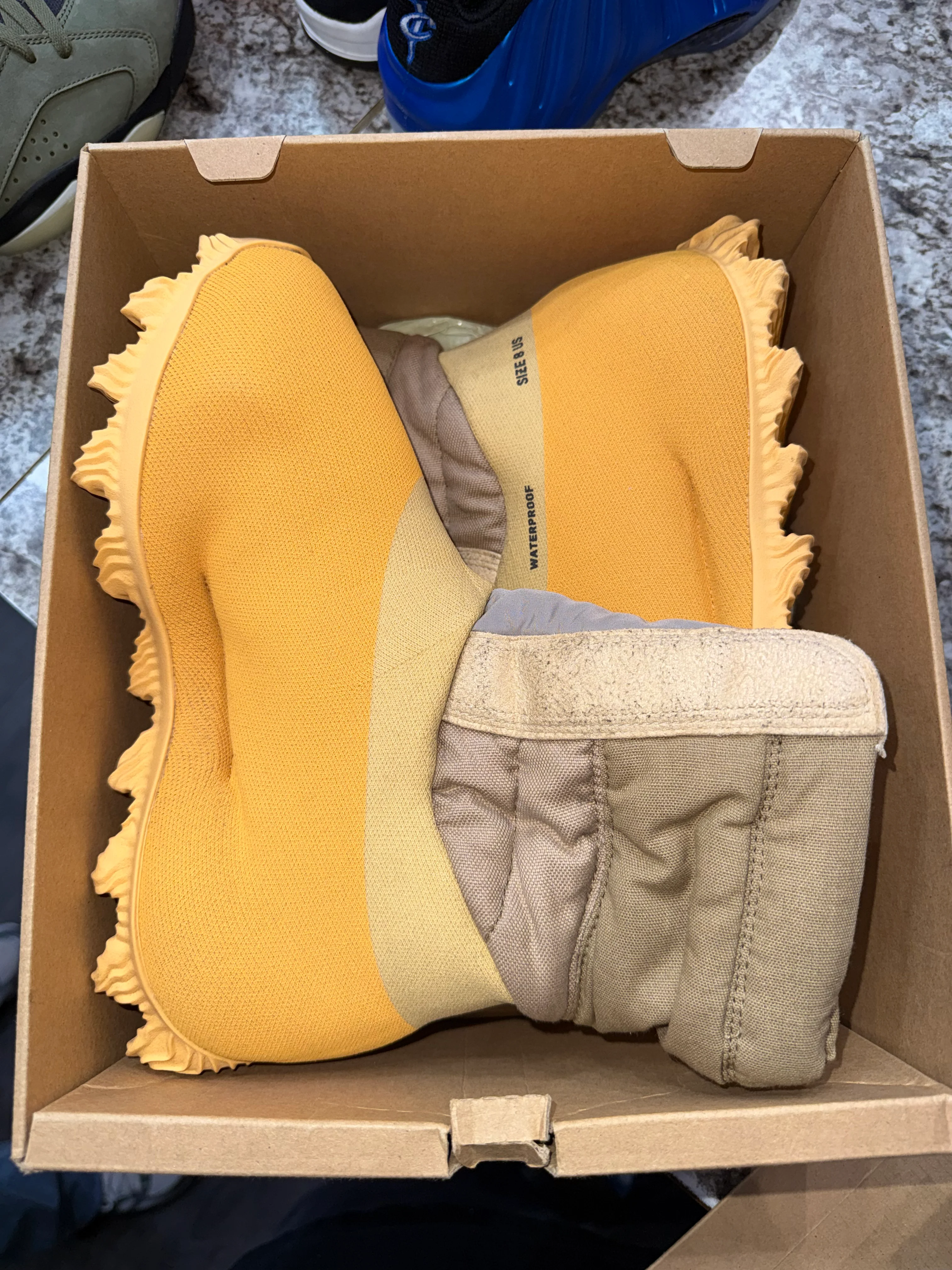 adidas Yeezy Knit RNR Boot Sulfur - Image 5