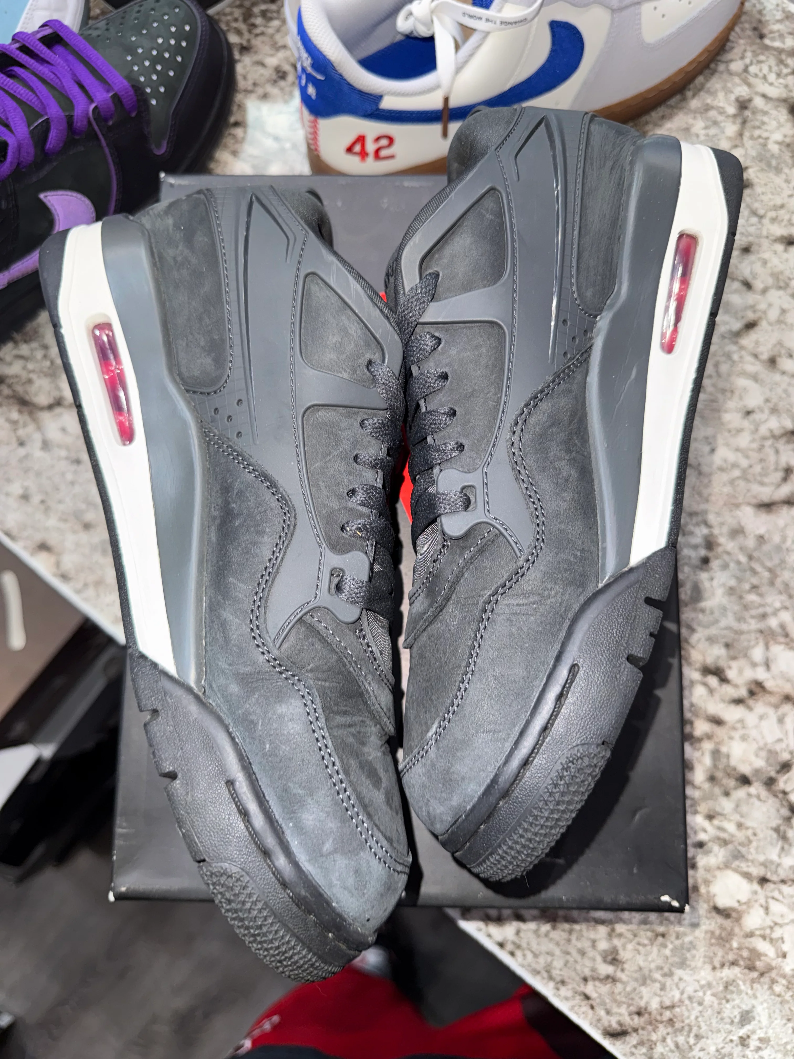 Jordan 4 RM SP Nigel Sylvester Driveway Grey - Image 3