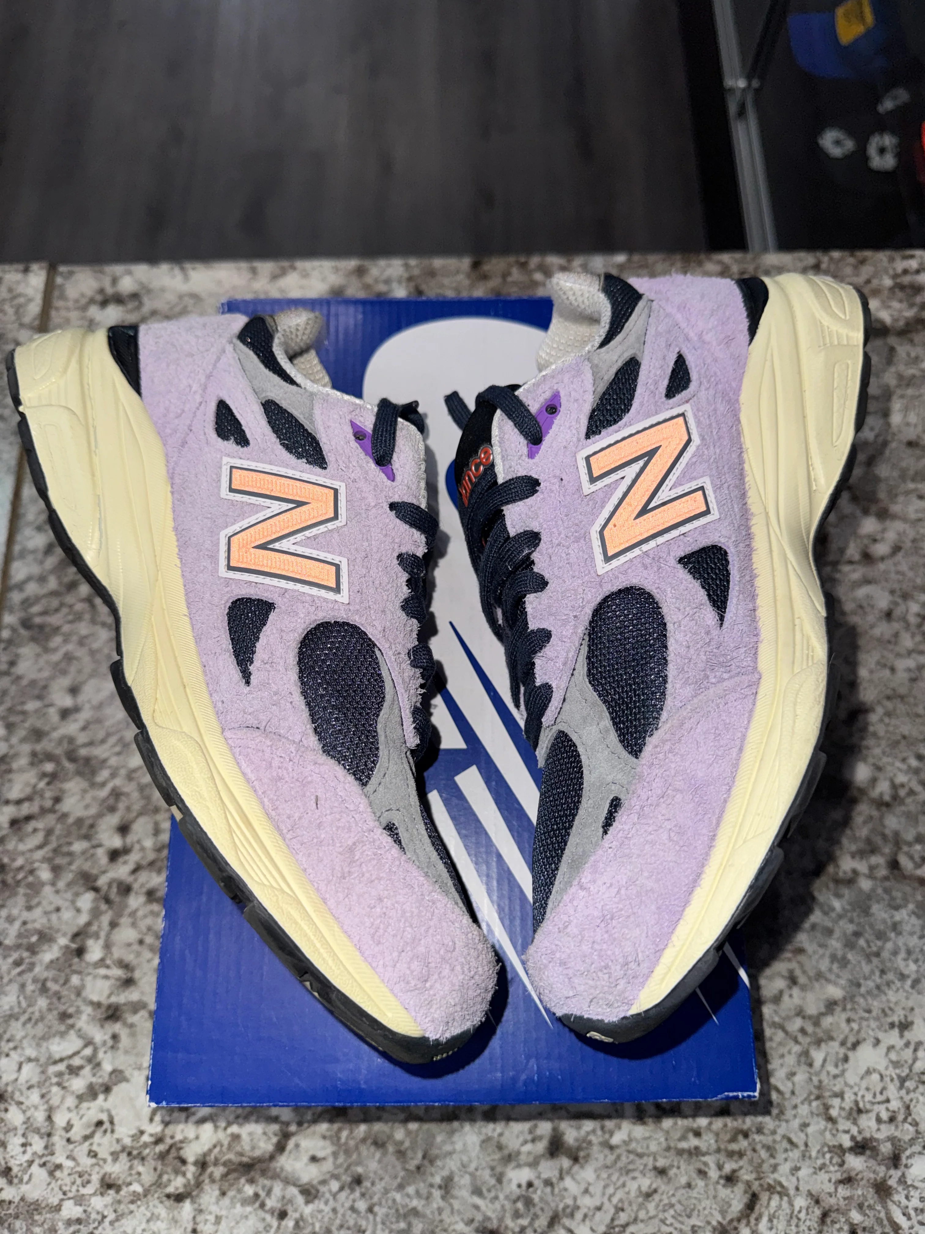 New Balance 990v3 MiUSA Teddy Santis Raw Amethyst - Image 3