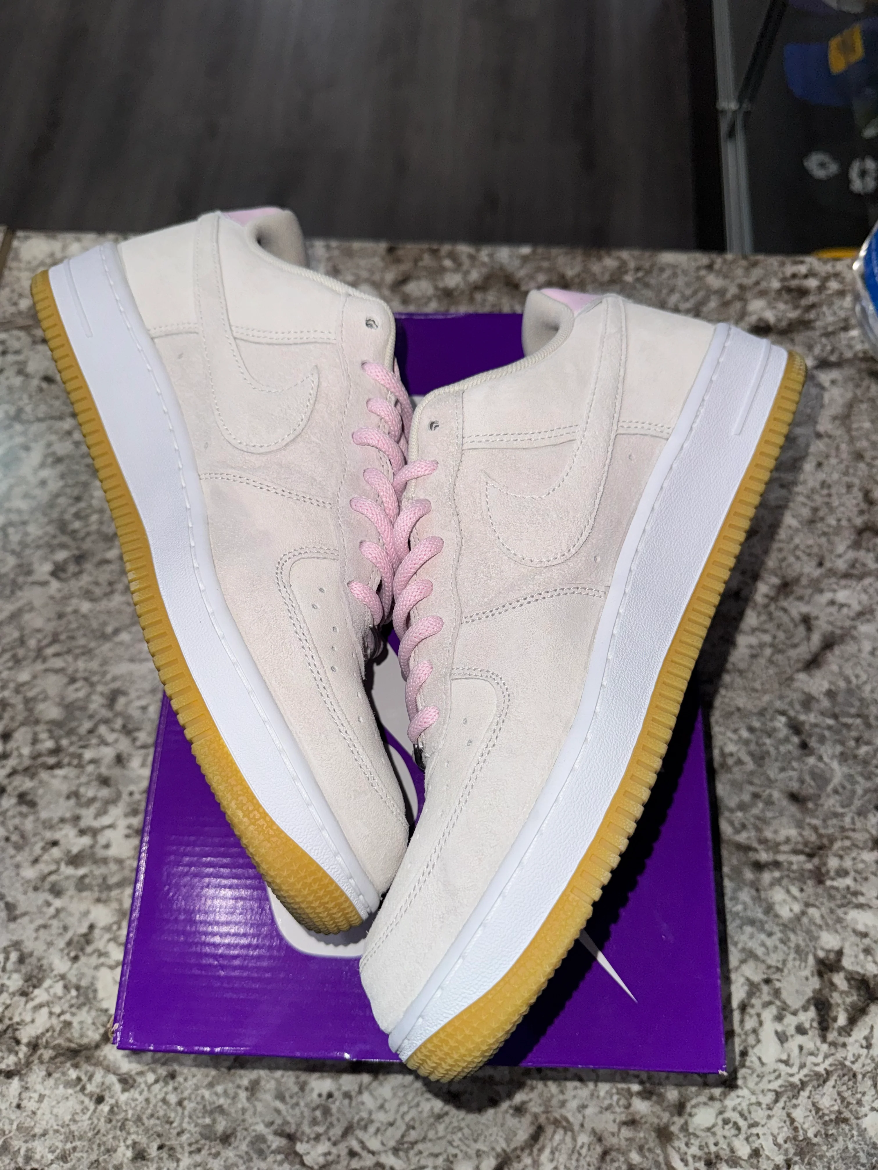 Nike Air Force 1 Low SB Light Orewood Brown Pink - Image 2