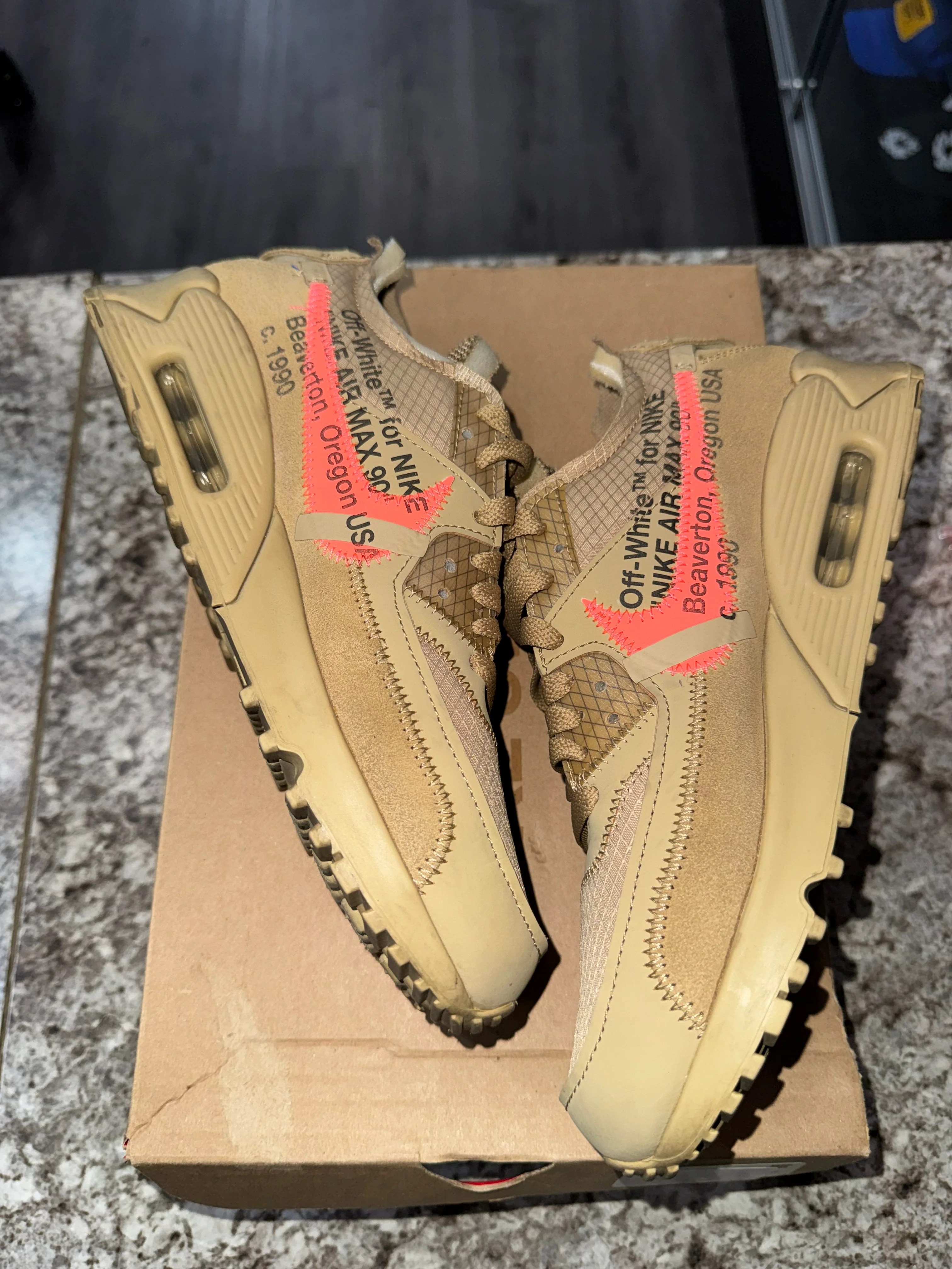 Nike Air Max 90 Off-White Desert Ore - Image 2