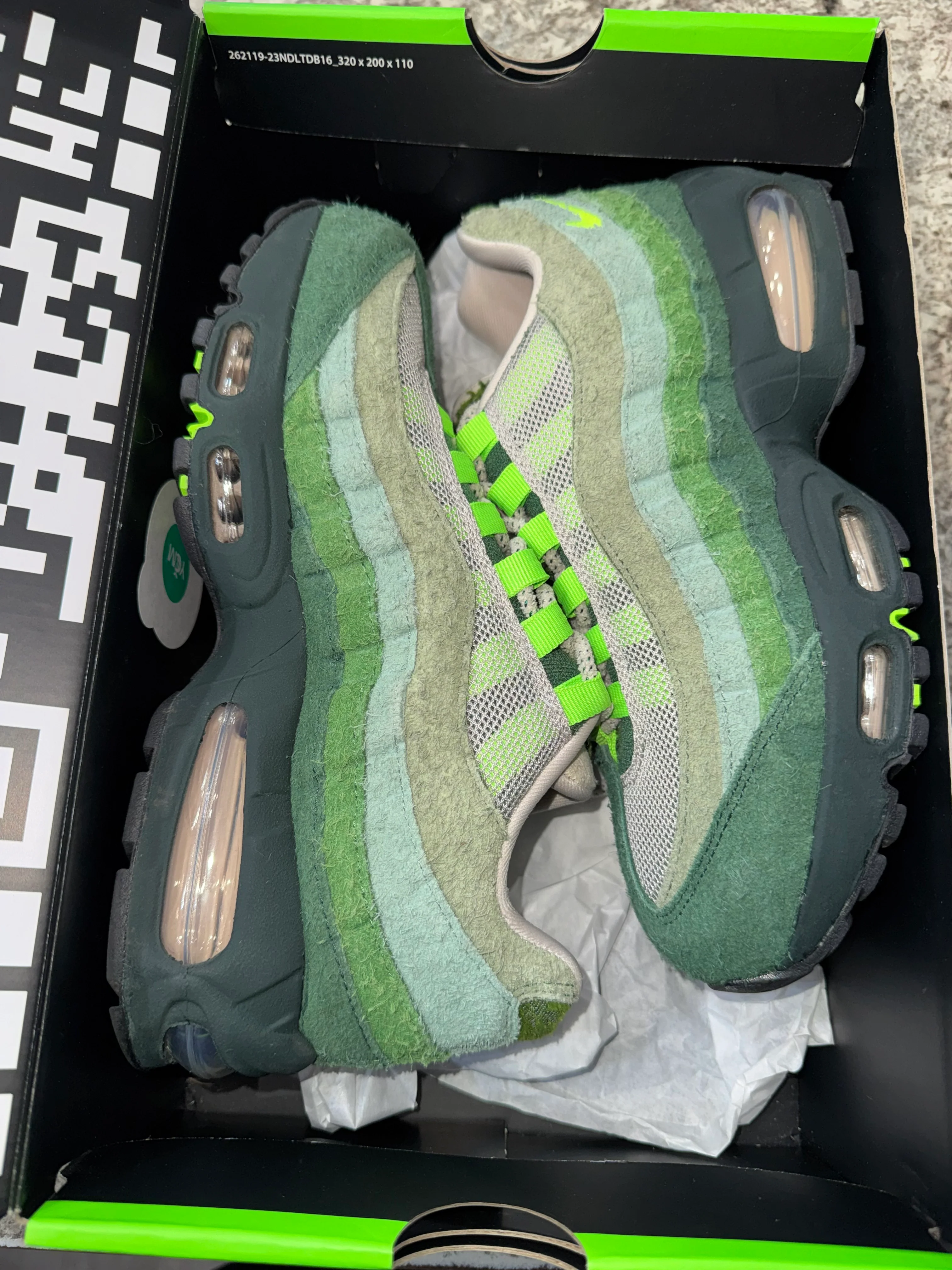 Nike Air Max 95 Big Bubble Ducks of a Feather Oregon Ducks The Woods - Image 5