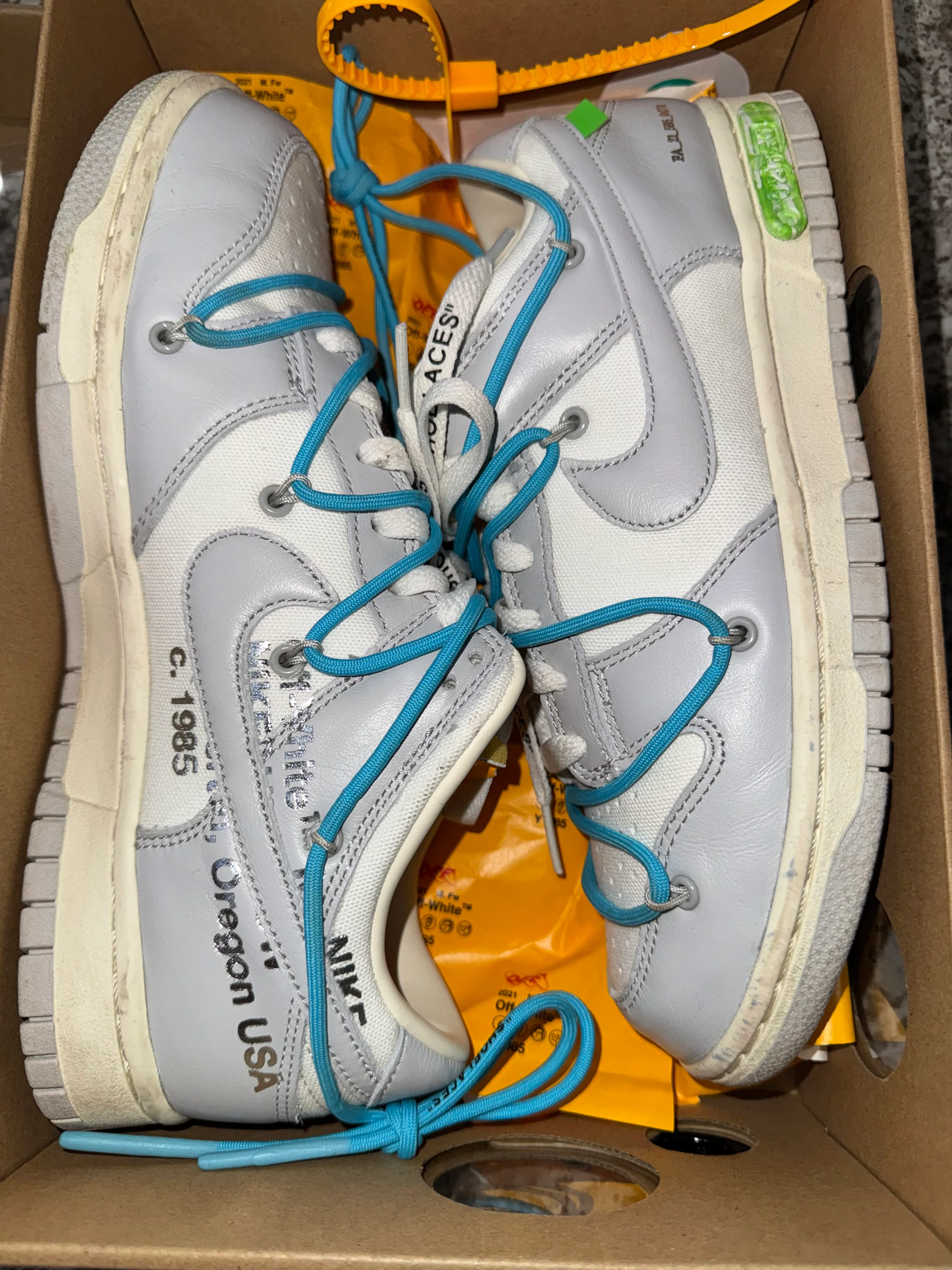 Nike Dunk Low Off-White Lot 2 - Image 4
