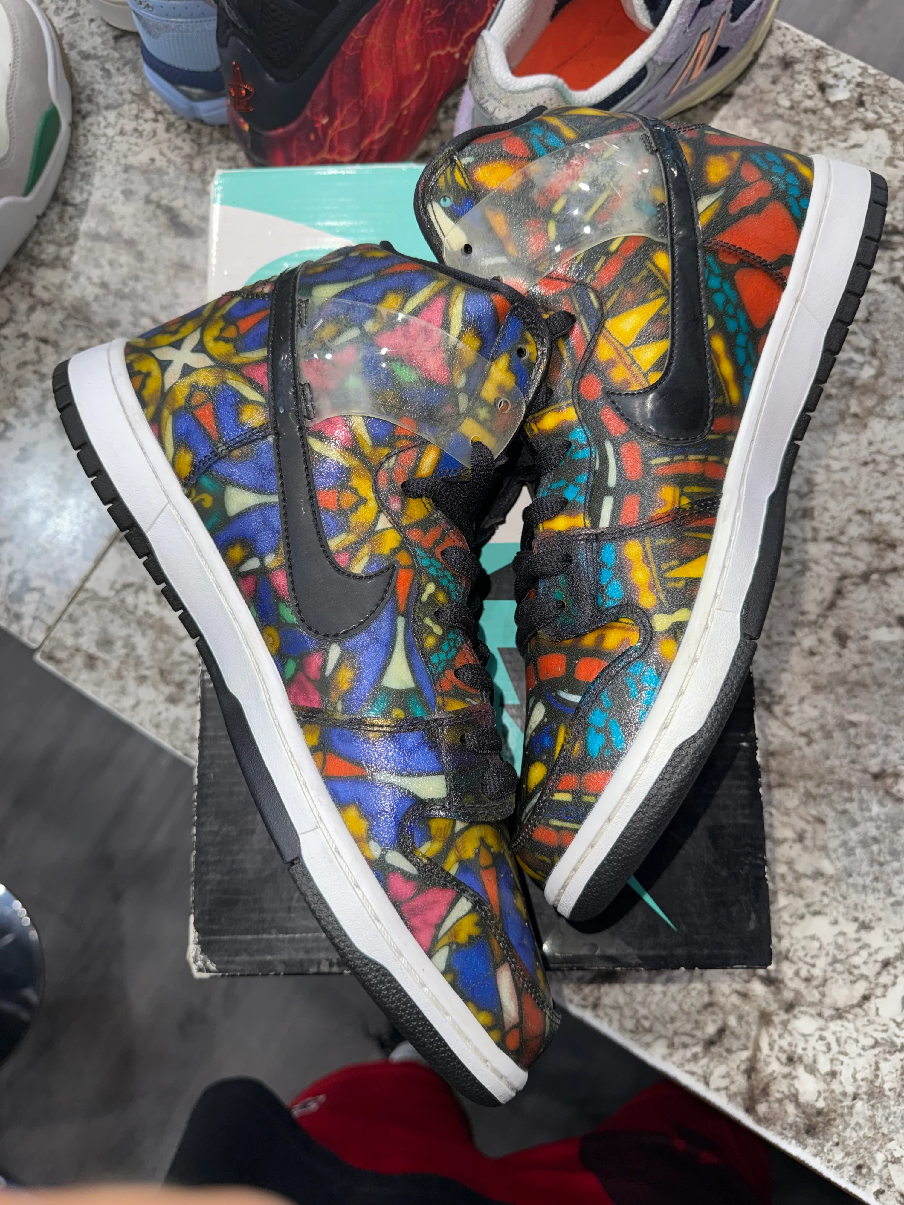 Nike SB Dunk High Concepts Stained Glass - Image 3