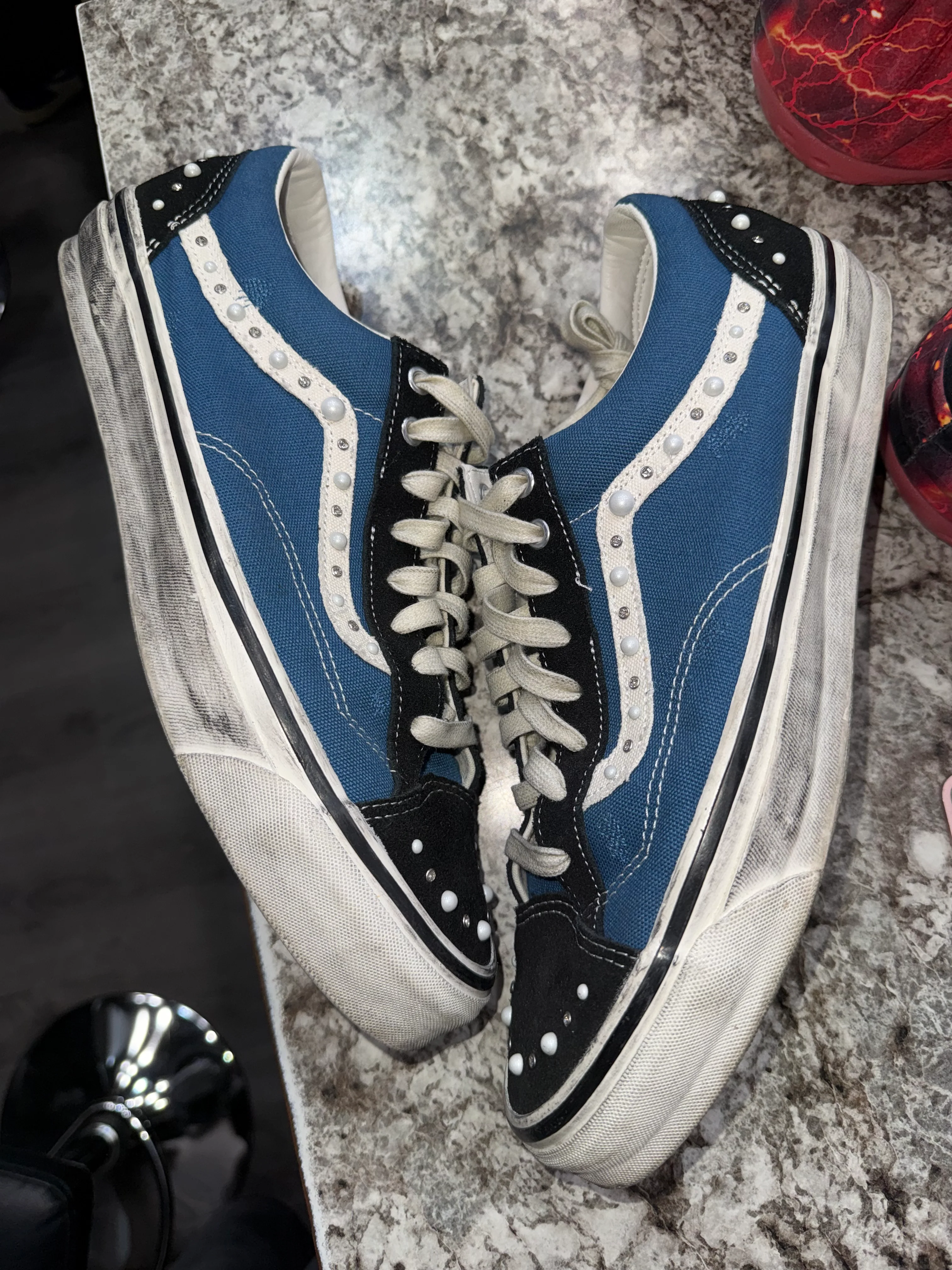 Vans LX Old Skool 36 Pearlized Pack Black Navy - Image 2